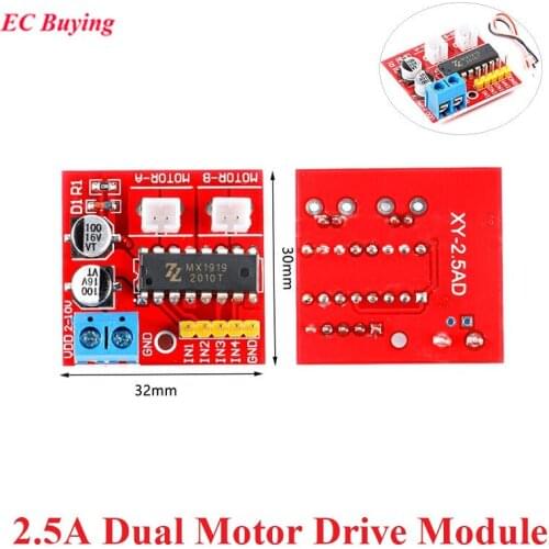 Kit 2.5A Dual Channel DC Motor Driver Mini Module Beyond L298N PWM Speed Controller H Bridge Brushed Board