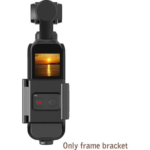 Bracket Action Cam Frame Mount Stand Tripod ABS Black Handheld Gimbal Base Accessories Connect Professional For DJI OSMO Pocket