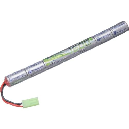 Limskey 7S 2/3A 8.4v 1600mAh Stick NIMH Airsoft Guns Battery Pack with Tamiya for Airsoft Mini AK series AK47, MP5K, RPK, PKM