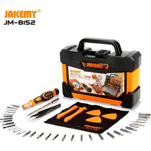 JAKEMY JM-8152 China combination 46 IN 1 accessory screwdriver tool set hardware diy hand tools