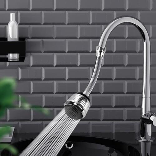 2 Modes 360 Rotatable Bubbler Water Saving High Pressure Nozzle Filter Tap Adapter Faucet Extender Kitchen Bathroom Accessories