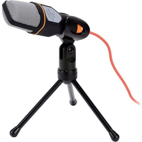 SF-666 Wired Microphone with Holder Tripod Microphone Stand Desktop
