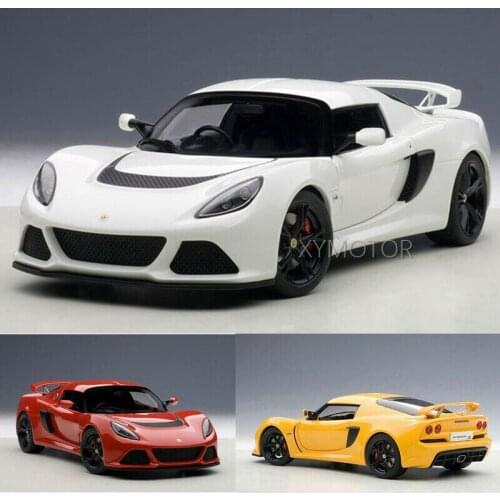 New 1:18 AUTOart For LOTUS EXIGE S Diecast Car Model Sports Car Gift Collection Ornament White/Red/Yellow Metal,Plastic,Rubber