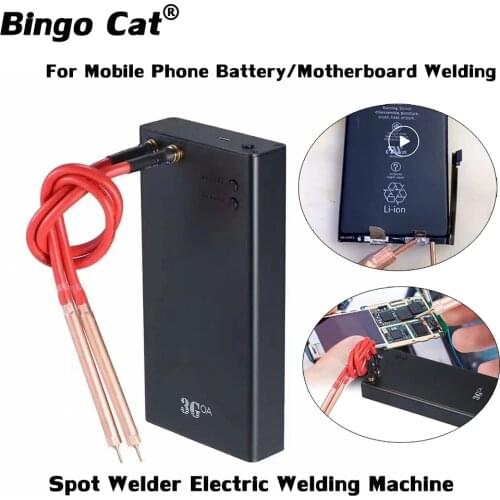 Portable Battery Nickel Plate Spot Welder Electric Welding Machine With Pen For iPhone 12 11 Battery Interface Soldering Tool