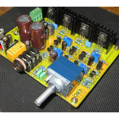 Assembled E4 Class A Double Difference FET Input Headphone Amplifier Board
