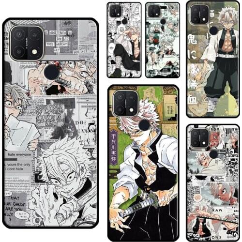 Shinazugawa Sanemi Kimetsu no Yaiba Phone Case For OPPO A91 A83 A15 A92 A72 A52 A5S A3S F5 F7 Find X3 Pro A5 A9 A53 A31 2020