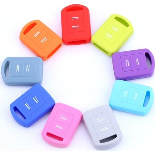 2 Buttons Silicone Car Key Cover Case Set Protection for Vauxhall/Opel Vauxhall Corsa C Agila Meriva Combo Remote Key Fob