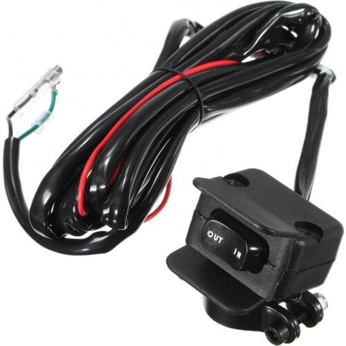 Waterproof ATV/UTV Handlebar Replacement Cables Winch Rocker Switch Winches
