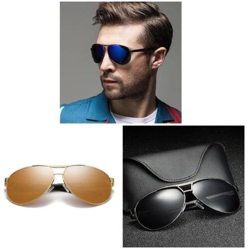 Sunglasses For Men Polarized Sunglasses Mens Retro Sports Metal Outdoor Drving Eye Wear Glasses Очки Декоративные Очки Мужские