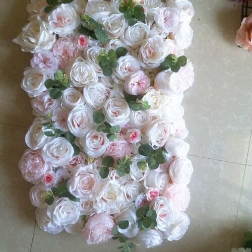 SPR 2.4m*2.4m higher quality 3D flower wall panels wedding backdrop artificial flower table runner centerpiece decorativ floral