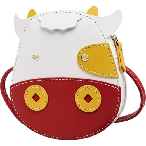 Womens Cow Shape Cross Body Shoulder Bag Making Craft Kit Handmade Needle Thread Sewing Purse Making Set 200cm/78.7" Bag Strap