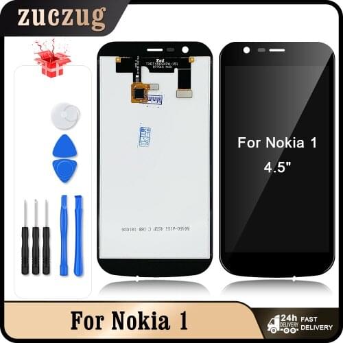 For Nokia 1 N1 TA-1047 TA-1060 TA-1056 4.5" LCD Display Touch Screen Digitizer Assembly Replacement LCDs + Gift