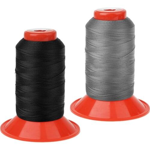 2Pcs 500 Meters Strong Bonded Nylon Tent Backpack Sewing Thread Spools Cord Heavy Duty