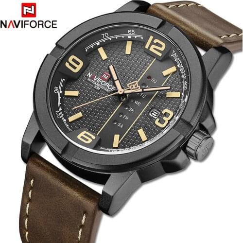 2020NAVIFORCE Watch Men New Top Luxury Brand Watches Men’s Big Dial Sport Wristwatch Waterproof Quartz Male Clock Relogio Mascul