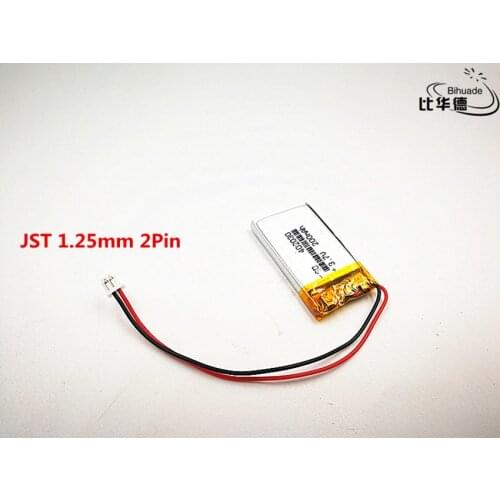 5pcs Polymer lithium Lipo battery rechargeable 3.7V 200mah 402030 JST 1.25mm customized CE FCC ROHS MSDS quality certification