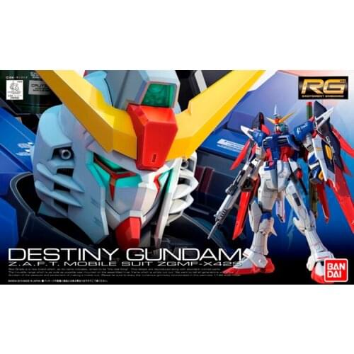 BANDAI 1/144 RG 11 Destiny SEED Gundam Assembly Model Childrens Robot, Animation Toys