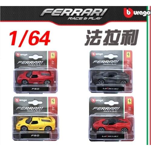 BURAGO 1:64 Ferrari 488 GTB 458 Spider F40 competition ENZO 430 Scuderia SCUDERIA F12TDF collect Die-cast car model sports car