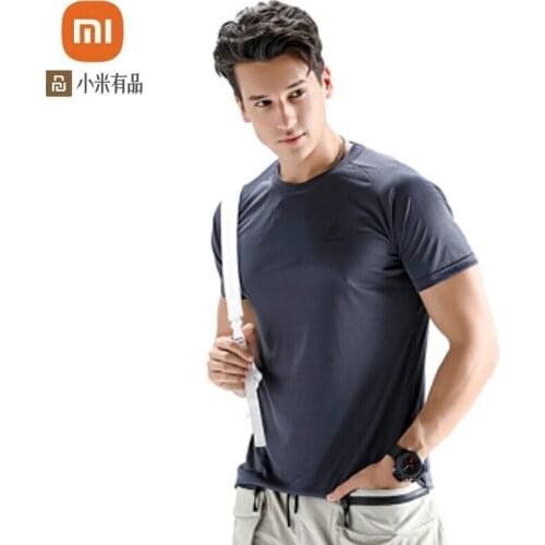 5-color youpin youpin quick-drying T-shirt light and breathable mens round neck short-sleeved solid color quick-drying shirt