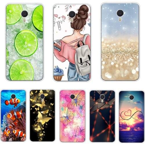 For Meizu M3 Note Case 5.5 inch Design Colored Paiting Soft TPU Silicone Back Cover Case For Meizu M3Note Phone Cases