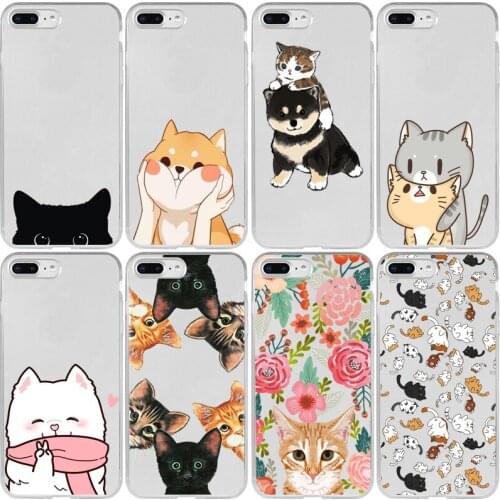 Cat Kitten In Flower Cover Case for Xiaomi Redmi Note 9 9S 9A 9C 8T 8 7 6 5 4 Pro Max Prime