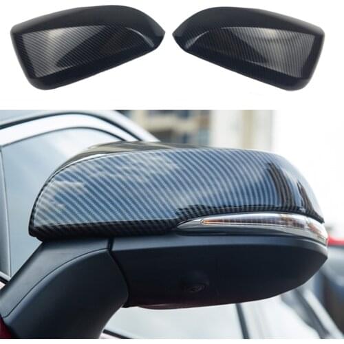 For Toyota RAV4 2019 2020 FOR RAV 4 SIDE MIRROR Decoration Trims Car Accessories ABS Rear View Side Mirror Cover