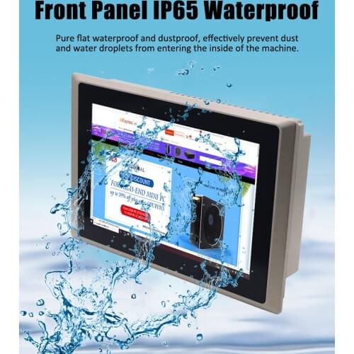 Eglobal Intel Celeron J1900 12.1'' Inustrial Touch PC Onboard 4GB DDR3L RAM Windows 7/8/10 All in One Computer Bulit-in Wifi 4G