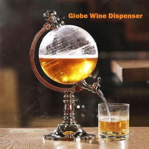 3.5L Balloon Wine Decanter Alcohol Dispenser Beer Liquor Dispenser Tap Drink Dispenser Party Bar Creative Gift