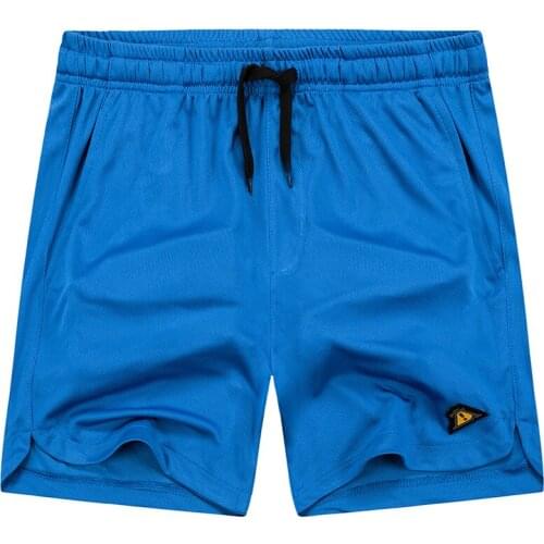 Mens Summer Sports Track and Field Shorts Breathable Mesh Stretch Fitness Shorts Jog Loose Rope Stretch Waist Quick Dry Shorts