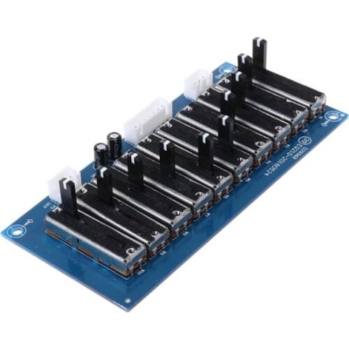 EQ Equalizer Board Stereo Dual Channel Adjustable Tone Boards Preamp Front Panel For Amplifier