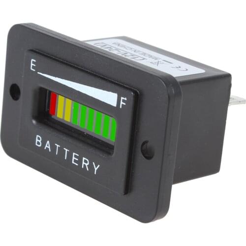Universal Battery Capacity Indicator 12V 24V 36V 48V to 100V LCD Battery Tester Meter DC Power for DIY Electrical Supplies