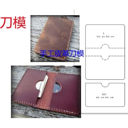 Japan Steel Blade Rule Die Cut Steel Punch Foldable Card Holder Cutting Mold Wood Dies for Leather Cutter for Leather Crafts