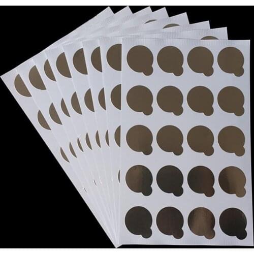100Pcs Disposable Aluminum Foil Grafting Eyelash Glue Sticker Lash Extension Pad