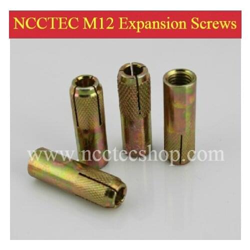 15 pcs of M12 Expansion Screws specially for fixing the NCCTEC desktop drill | thick and high quality