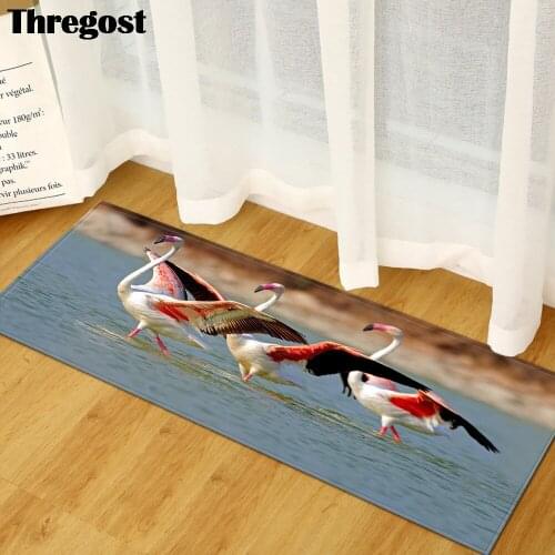 Thregost 3D Print Mat Non Slip Kitchen Bedroom Living Room Carpet Hallway Carpets Bathroom Rug Home Sofa Wardrobe Shoe Door Mats