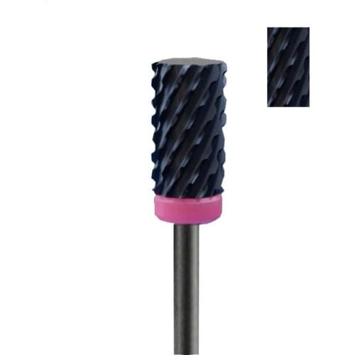 Black Ceramic Nail Drill Bit - Large Barrel Bit 3XC