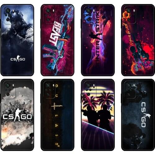 Black tpu Case For Xiaomi Redmi 9T Case Redmi Note 9T Note 10 5G 4G Pro 10S Case cs go Game