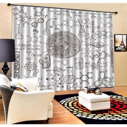 Photo simple curtains Blackout Window Drapes Luxury 3D Curtains For Living room Bed room Office Hotel Home