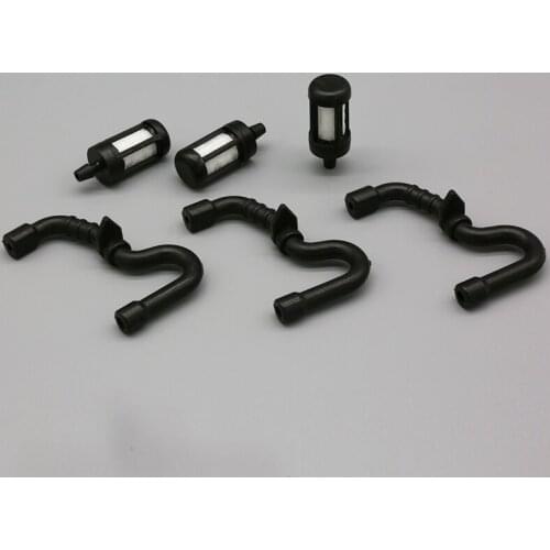 3Set Gas Fuel Line Hose Tube Filter Fit For Stihl 018 MS180 017 MS170 MS 170 180 Gasoline Chainsaws Replace Parts 1130 358 7700