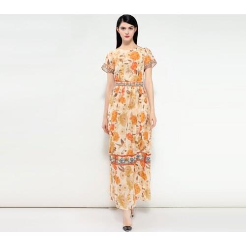 MIUXIMAO Short Sleeve Dresses