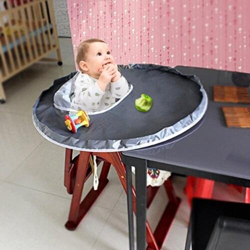 New Baby Dinner Mat Cover Waterproof Highchair Bumper Pad Place Mat Collapsible Large Eating Mat Easy To Clean For Baby Care