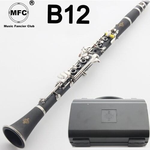 New MFC Professional Bb Clarinet B10 B12 B16 B18 Bakelite Clarinets Nickel Silver Key Case Mouthpiece Reeds