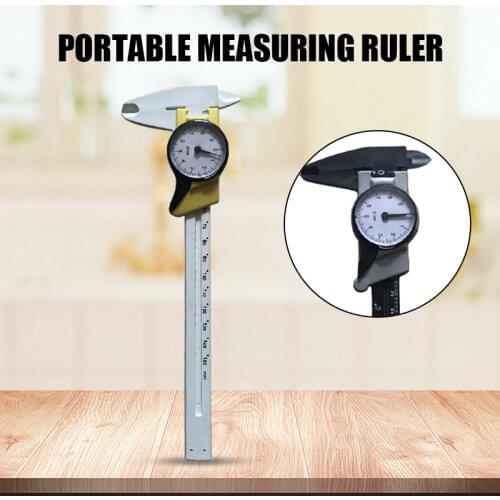 New Vernier Caliper Length 0-150mm/0-6inch Dial Shock-Proof Portable Measuring