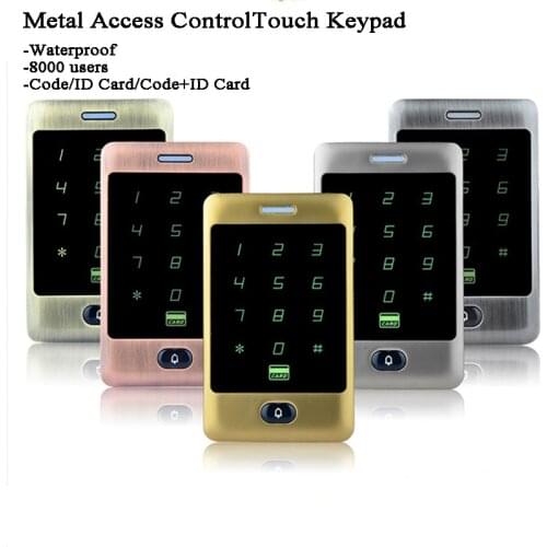 Gate opener RFID Lock Reader Digital Keypad/Doorbell 125KHz ID Card/Code/Password Electric Door lock waterproof Wg26 Office/home