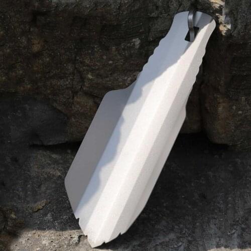Pure Titanium Ultralight Backpacking Potty Trowel Outdoor Compact Poop Shovel/Trowel For Hiking Camping Survival Gardening