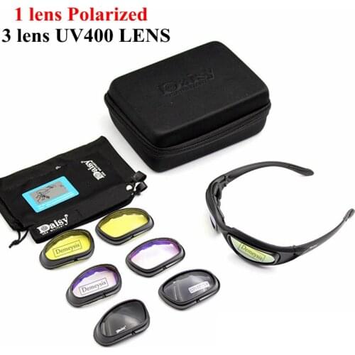 4 Lens Tactical Paintball Glasses Polarized Military Airsoft Shooting Protective Goggles UV400 Outdoor Hunting Hiking Sunglasses