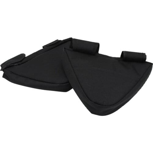 2pcs Waterproof Motorcycle Triangle Bag Car Trunk Organizer Storage Bag Pouch Cycling Front Tube Frame Bag Saddle Holder