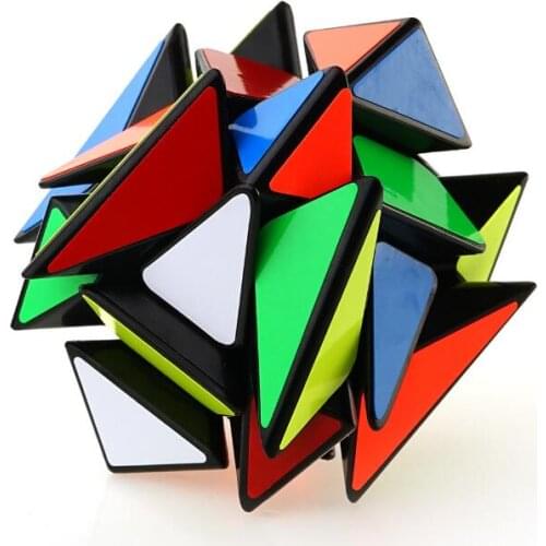 YongJun YJ Axis Magic Cube Change Irregularly Jinggang Speed Cube with Frosted Sticker YJ 3x3x3 hot sale