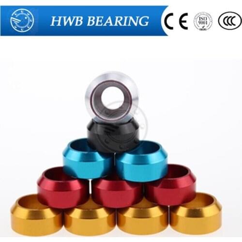 10pcs/lot M2/M2.5/M3/M4/M5/M6/M8 Aluminum Alloy Cup head Anodized color Washer crown type gasket shim