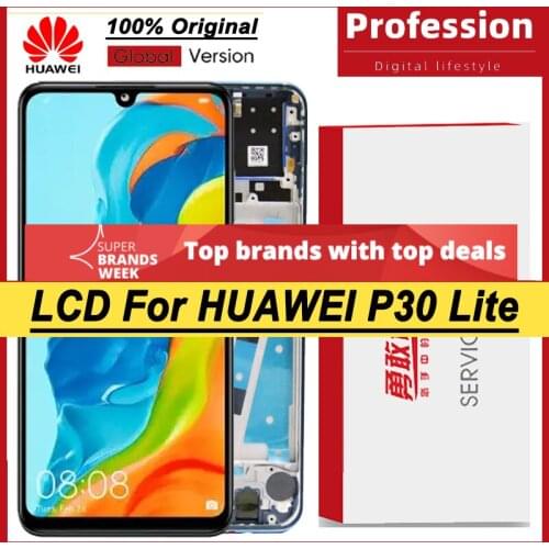 10PCS/Lot Original 6.15'' IPS Display for Huawei P30 Lite MAR-LX1 LX2 AL01 LCD Touch Screen Repair Parts + Service Pack