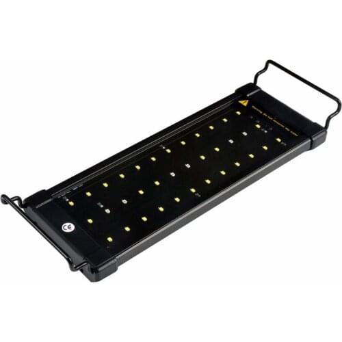 100-240V 6W 12-18" Super Bright Aquarium LED Lightings Blue White LEDs with Extendable Brackets for 28-50CM Fish Tank Light Lamp